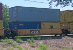 DTTX 750943E and three containers